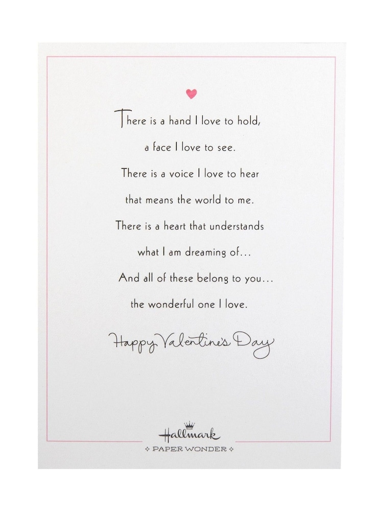 Hallmark Blue 3D & Pop-Up River Scene Valentine's Card - Image 5 of 5