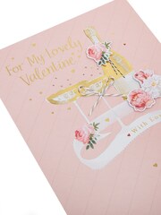 Hallmark Pink Fizz Glasses and Verse Valentines Card - Image 3 of 4