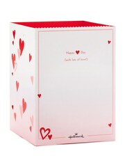 Hallmark Red 3D and Pop-Up Hearts and Words Valentines Card - Image 4 of 5