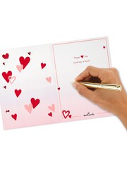 Hallmark Red 3D and Pop-Up Hearts and Words Valentines Card - Image 5 of 5