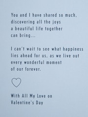 Hallmark Blue Husband Geometric Valentines Card - Image 5 of 5