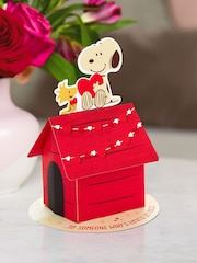 Hallmark Red Pop Up PEANUTS Snoopy Valentines Card - Image 1 of 6