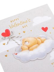 Hallmark Grey Forever Friends Bear & Cloud Valentines Card - Image 3 of 4