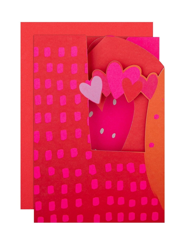 Hallmark Red Pop Up 'Love' Banner Valentines Card - Image 2 of 5