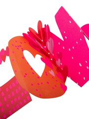 Hallmark Red Pop Up 'Love' Banner Valentines Card - Image 3 of 5