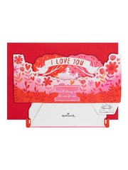 Hallmark Pink 3D & Pop-Up Cute Hedgehogs Valentines Card - Image 2 of 6