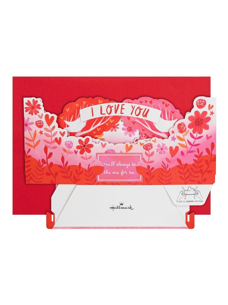Hallmark Pink 3D & Pop-Up Cute Hedgehogs Valentines Card - Image 2 of 6
