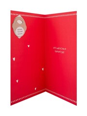Hallmark Red Husband Funny Cartoon Valentines Card - Image 4 of 4