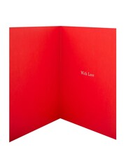 Hallmark Green Embossed Heart Valentines Card - Image 4 of 4