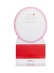 Hallmark Red 3D Pop-Up Musical Snow Globe Valentines Card - Image 4 of 6