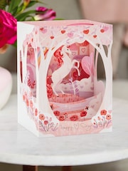 Hallmark Pink 3D Pop-Up Magical Unicorn Valentines Card - Image 1 of 5