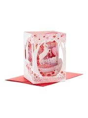 Hallmark Pink 3D Pop-Up Magical Unicorn Valentines Card - Image 3 of 5