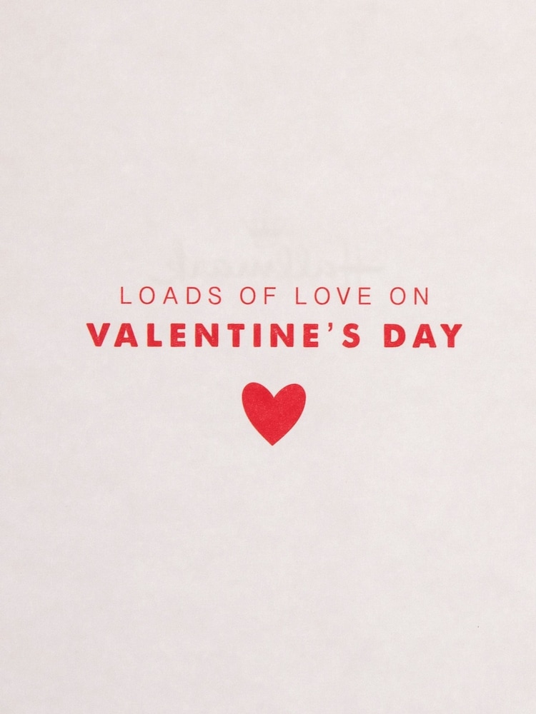 Hallmark Red One I Love Cute Heart Valentines Card - Image 5 of 5