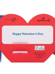 Hallmark Blue Husband 3D Fold Out Banner Valentine's Card - Image 6 of 6