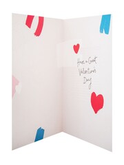 Hallmark Red Personalisable Valentines Card with Stickers - Image 4 of 5