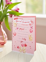 Hallmark Pink Someone Special Forever Friends Valentine's Card - Image 1 of 4