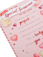 Hallmark Pink Someone Special Forever Friends Valentine's Card - Image 4 of 4