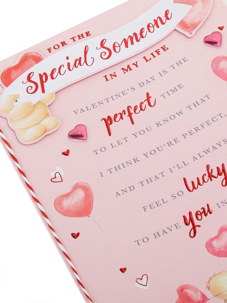 Hallmark Pink Someone Special Forever Friends Valentine's Card - Image 4 of 4