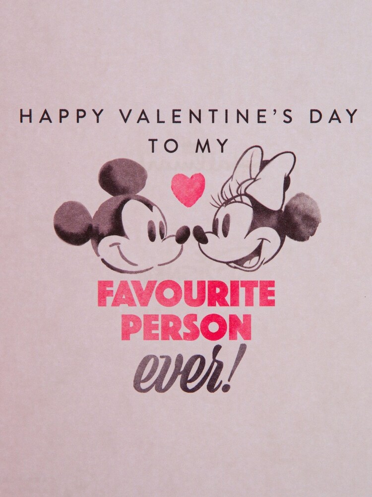 Hallmark Red One I Love Mickey Mouse Valentines Card - Image 5 of 5