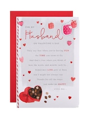 Hallmark Grey Husband Heartfelt Verse Valentines Card - Image 2 of 6