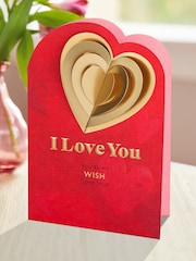 Hallmark Red One I Love 3D Heart Valentine's Card - Image 1 of 5