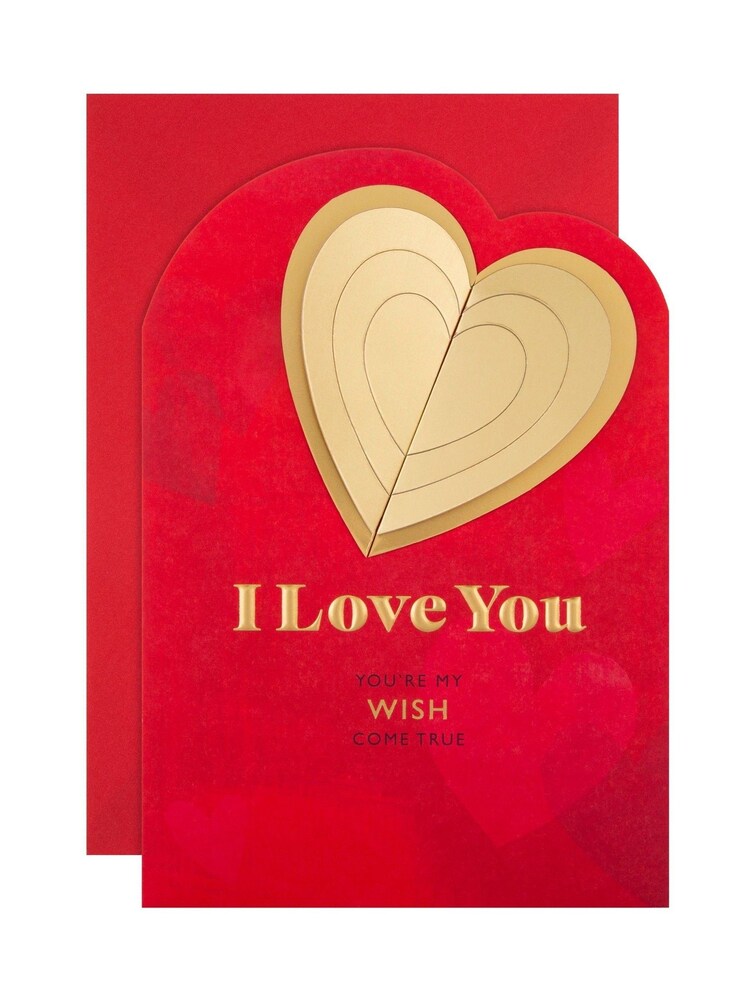 Hallmark Red One I Love 3D Heart Valentine's Card - Image 2 of 5