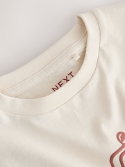 Rust Red Hooded Corduroy Overshirt & T-Shirt Set 2 Piece (3mths-7yrs) - Image 7 of 8