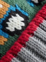Verde tractor - Gorro con pompón (3 meses-10 años) - Imagen 2 de 3
