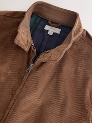 Tan Brown Corduroy Harrington Jacket - Image 11 of 13