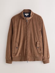 Tan Brown Corduroy Harrington Jacket - Image 9 of 13