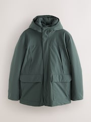 Green ThermoGen Parka Jacket with Borg Lining - Image 1 of 8