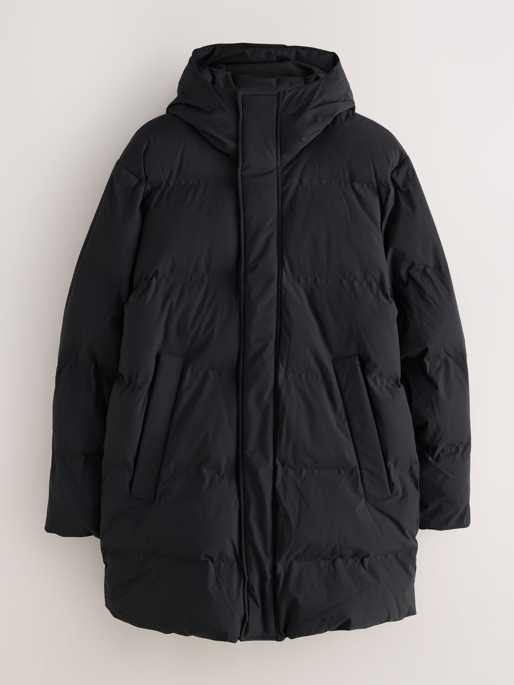 Buy Black ThermoGen Shower Resistant Puffer Jacket from Next USA