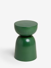 Green Loxley Metal Drum Side Table - Image 3 of 5