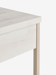 White Bronx Oak Effect Side Table - Image 6 of 6