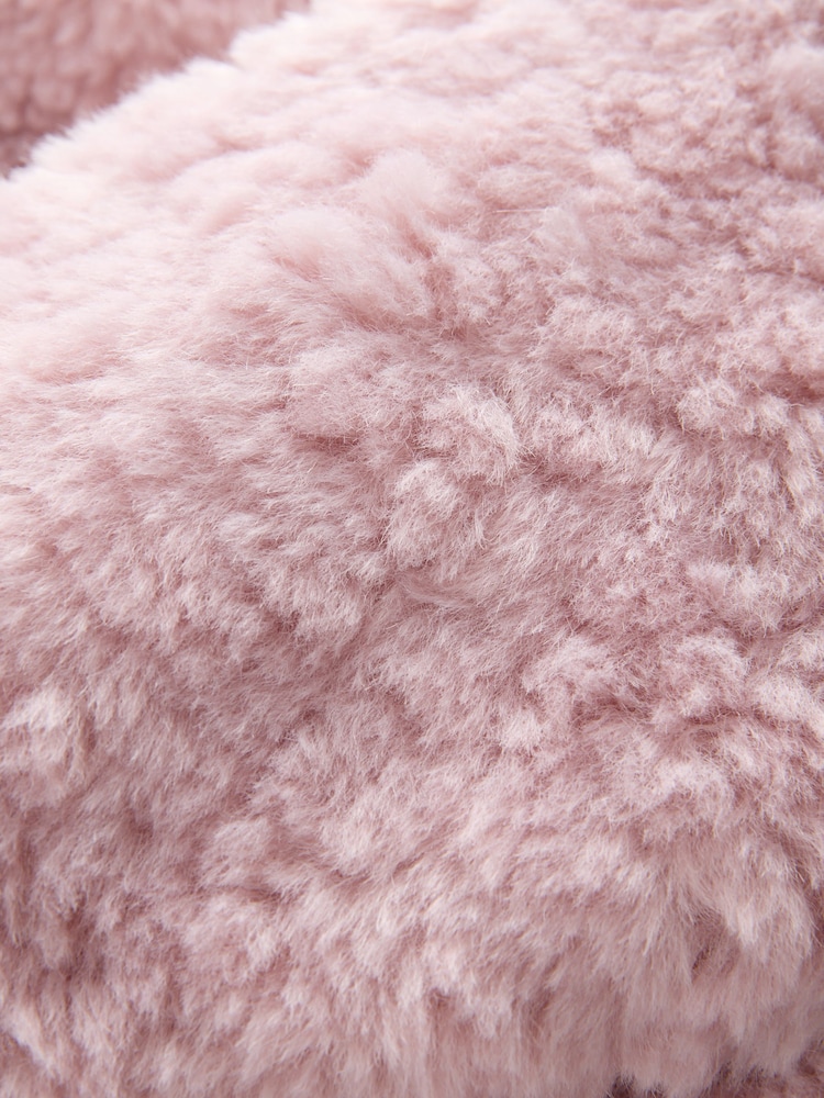 Pink - Borg Duffle Coat (3-16yrs) - Bild 4 von 4