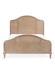 Julian Bowen Light Oak Fleur Rattan Bed - Image 3 of 13