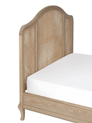Julian Bowen Light Oak Fleur Rattan Bed - Image 9 of 13
