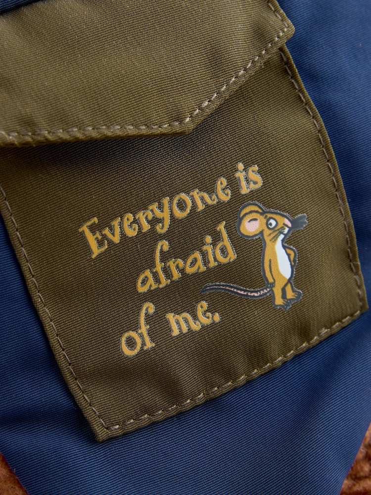 Brown/Navy Gruffalo Trapper Hat (1-6yrs) - Image 3 of 3