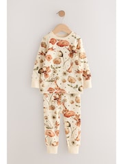 Pink/Cream Bunny Applique Snuggle Pyjamas 3 Pack (9mths-9yrs) - Image 7 of 10