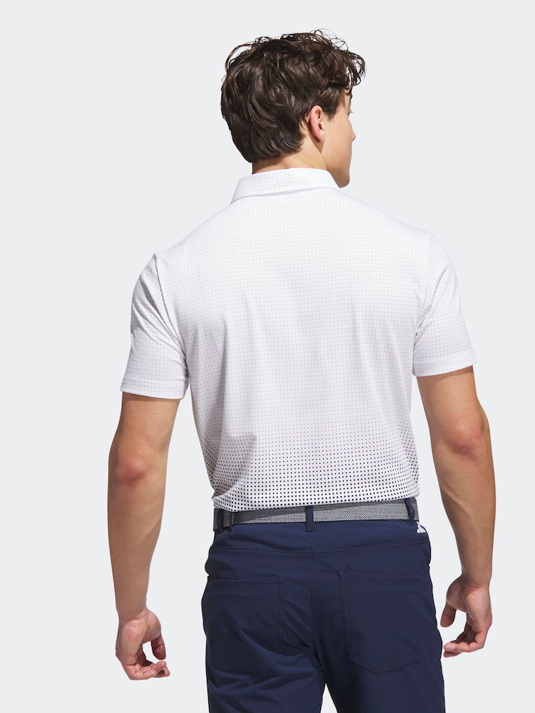adidas Golf Go To Rise Print Polo Shirt - Image 2 of 6 adidas Golf Go To Rise Print Polo Shirt - Image 2 of 6