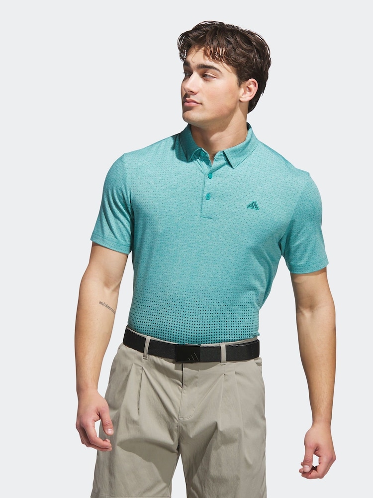 adidas Golf Go To Rise Print Polo Shirt - Image 1 of 6 adidas Golf Go To Rise Print Polo Shirt - Image 1 of 6