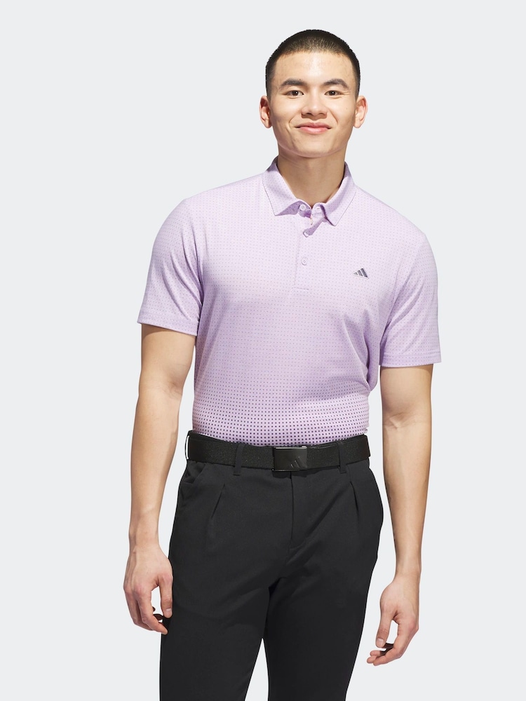 adidas Golf Go To Rise Print Polo Shirt - Image 1 of 6 adidas Golf Go To Rise Print Polo Shirt - Image 1 of 6