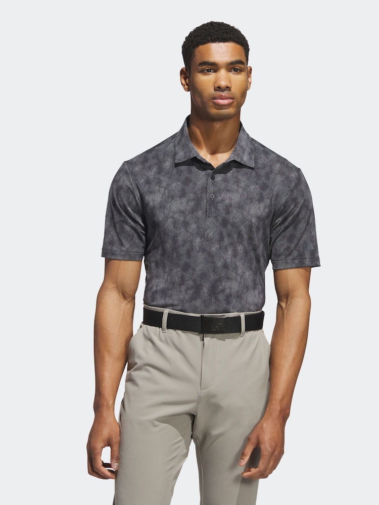 adidas Golf Ultimate365 Textured Print Polo Shirt - Image 1 of 6 adidas Golf Ultimate365 Textured Print Polo Shirt - Image 1 of 6