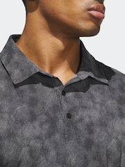 adidas Golf Ultimate365 Textured Print Polo Shirt - Image 4 of 6