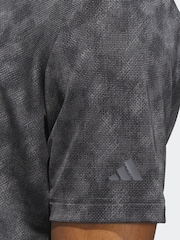 adidas Golf Ultimate365 Textured Print Polo Shirt - Image 5 of 6