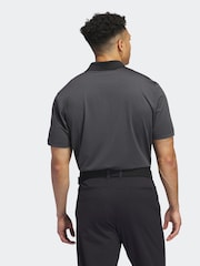 Negro/gris - adidas Golf Ottoman Polo Shirt - Imagen 2 de 8