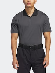 Negro/gris - adidas Golf Ottoman Polo Shirt - Imagen 4 de 8
