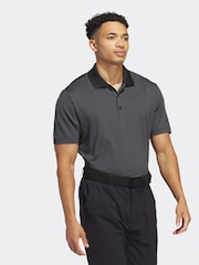 Negro/gris - adidas Golf Ottoman Polo Shirt - Imagen 5 de 8