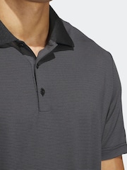 Negro/gris - adidas Golf Ottoman Polo Shirt - Imagen 6 de 8