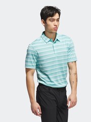 أخضر نعناعي - قميص بولو خطوط لونين من Adidas Golf - صورة 1 من 6